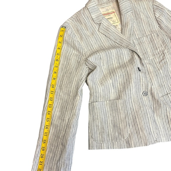 Anthropology Cartonier, Blue and White Striped Blazer by anthropology - Picture 15 of 16
